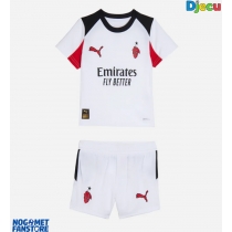 AC Milan Youssouf Fofana #19 Gostujuci Dres za djecu 2025-26 Kratak Rukav (+ Kratke hlače)